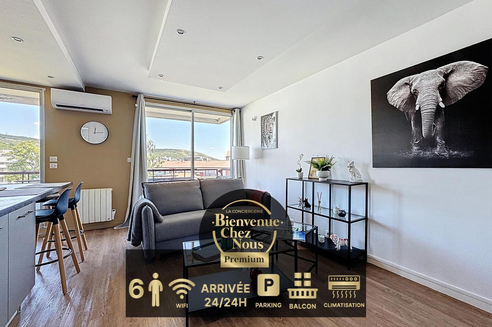 Appartement Vue , Clim , Garage Privé 6 Pers Clf-fd Fontgieve *